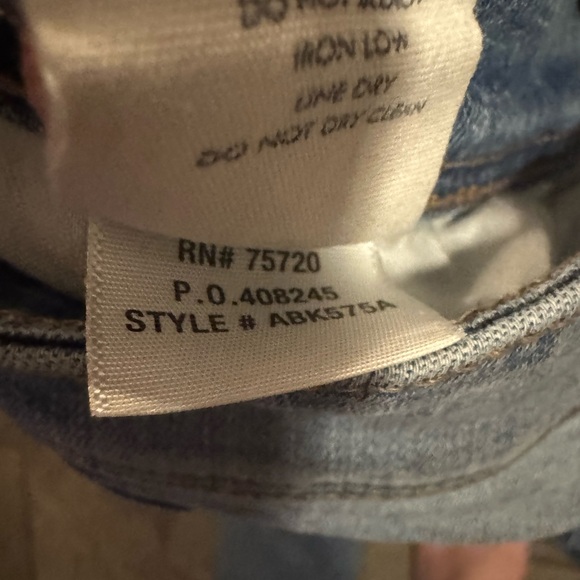 BKE Gabby High Rise Ankle Skinny Jeans - Blue - Picture 9 of 9